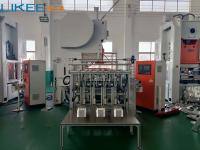 Machine de fabrication automatique de pot en feuille d'aluminium à cadre C à haute productivité