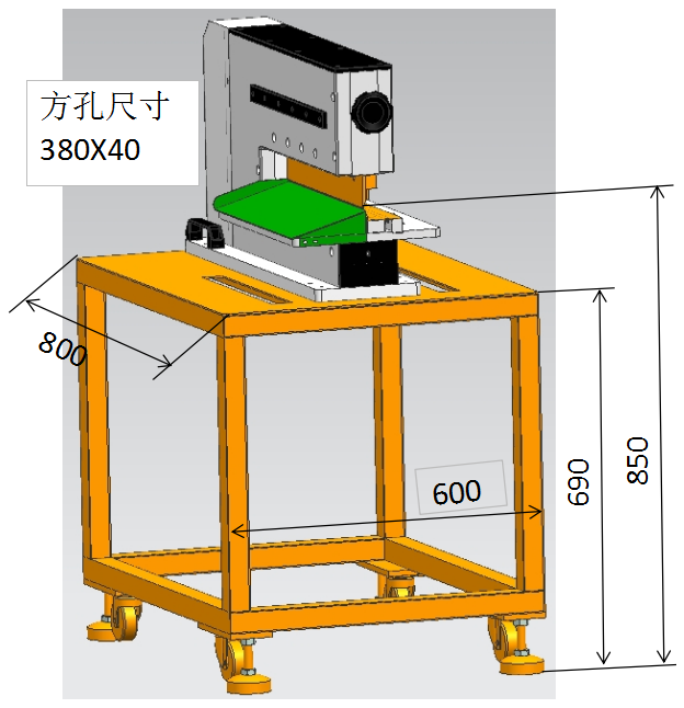 YSVC-2 FR4 Board PCB V-Cut Machine & V-Groove Separator for SMT Workshop Processing