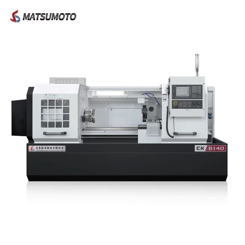Ck6140 CNC Lathe Horizontal Flat Bed 2 Axis High Precision Metal Turning Lathe Machine