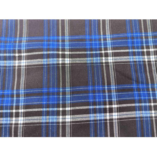 255GSM Direct Sale Anti Wrinkle Plaid Shirt Fabric Durable Easy Care for Business Casual Wear