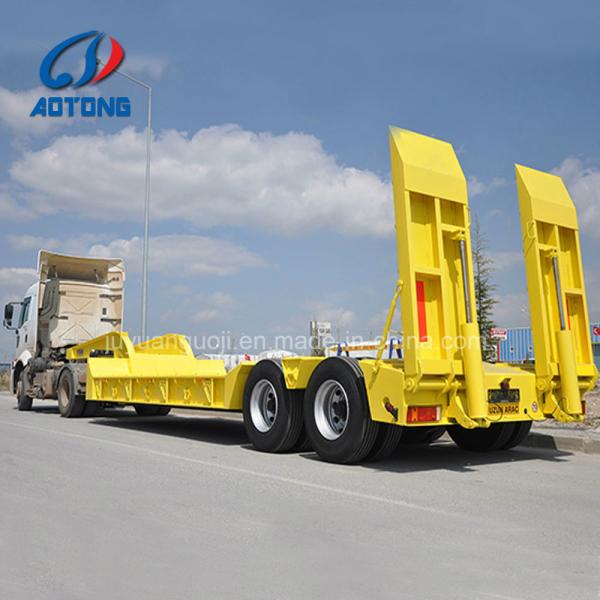 226 Объявление о партии Низкоуровневый полуприцеп с доли или гидравлической пандусом или автомобильным подъемником