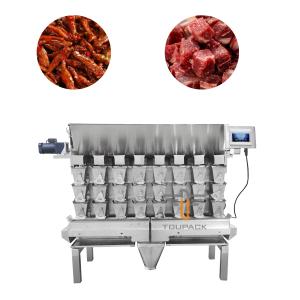 粘着性がある食糧食肉加工機械を満たす自動スクリュー給炭機の組合せの計重機