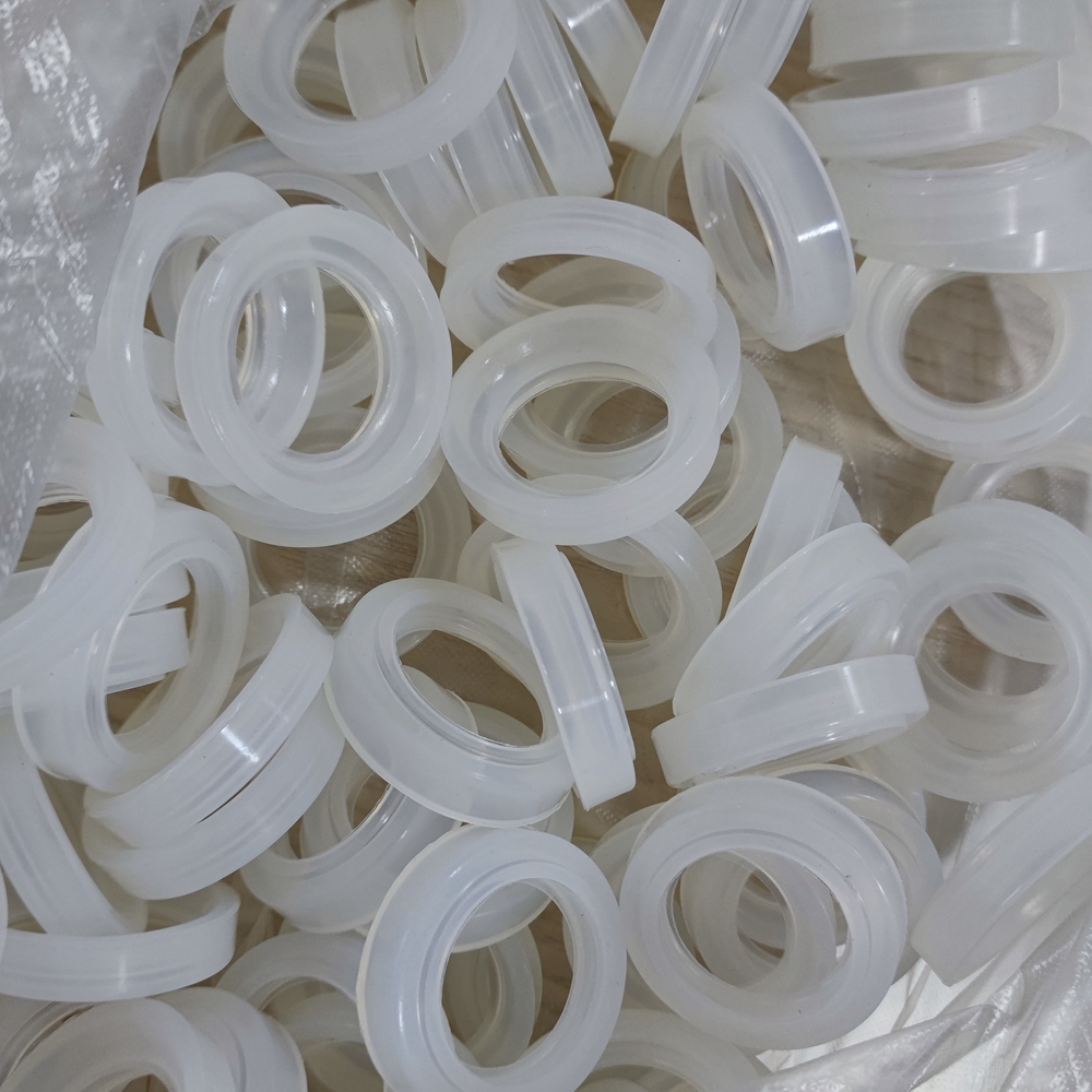 Transparent Custom Silicone Gaskets Customized Logo Made Rubber Gaskets