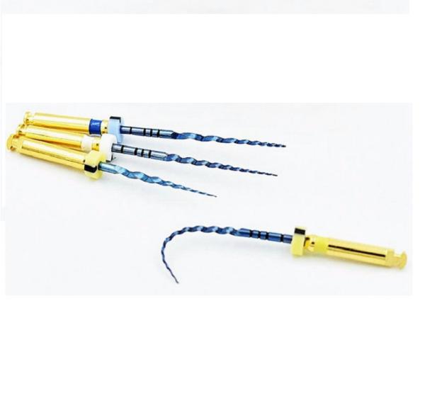 2019 Rogin Medical Sup-Taper Files Blue/Gold With Heat Activation For Dentist