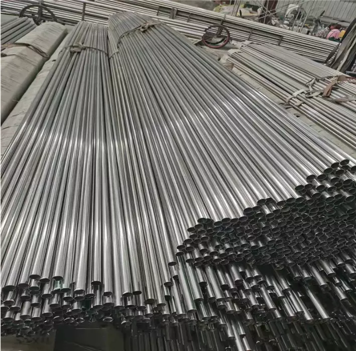 304 tube rond soudé 410S d'Erw 316 décoratifs inoxydables de tuyau d'acier