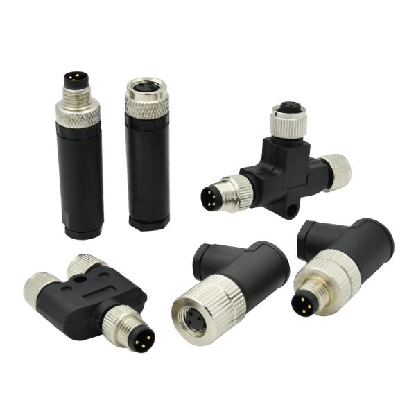 Rigoal IEC61076-2-101 M8 Waterproof Connector Male Female PCB Mount for Automotive and Sensor Applications