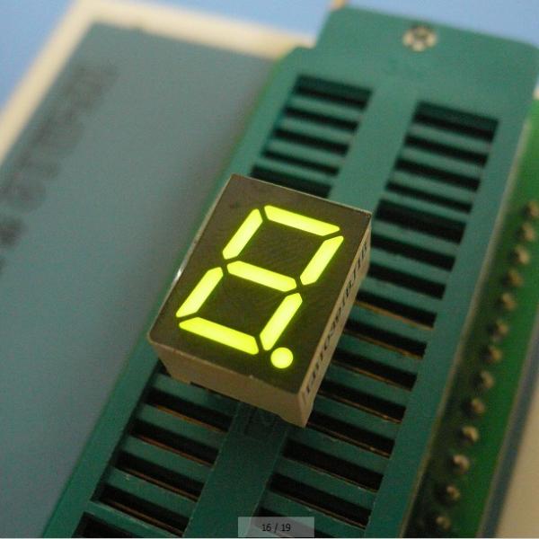 0.39 Inch Common Anode single digit 7 Segment Led Display Black Face For Digital Indicator