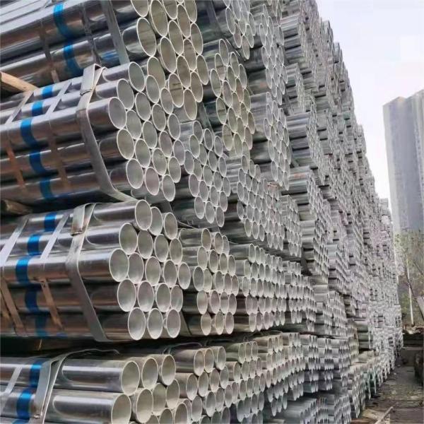 China Supplier Galvanized Iron Steel Welded Round Pipe Q235 Q355 Hot Dipped Galvanized Steel Pipe