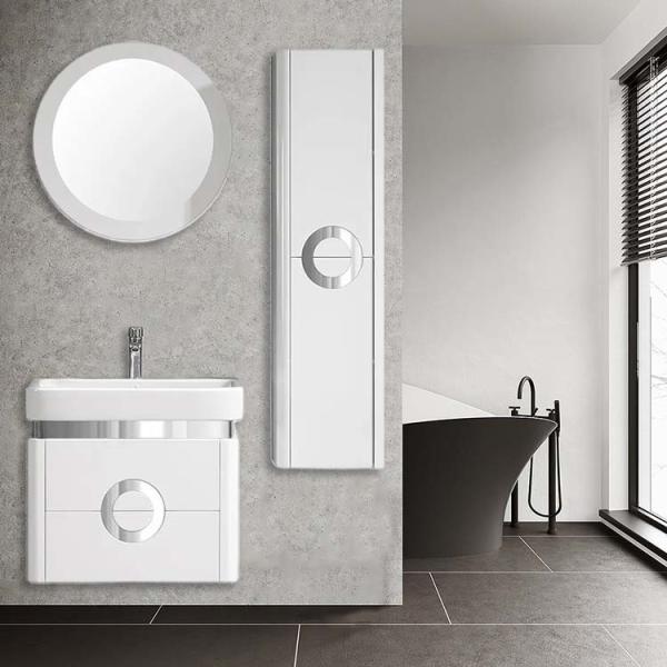 Easy Installation Bathroom Mirror Cabinet With Lights Exquisite Design