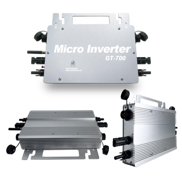 Silver 700W Micro Inverter On Grid Low Cost Easy Installation New Arrival Good Price Solar Micro Inverter System