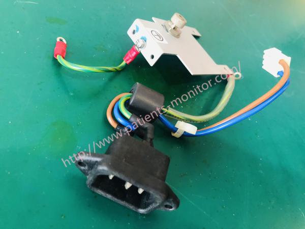 Soquete de poder NC-714 do desfibrilador de TEC-7721C Cardiolife TEC-7621C