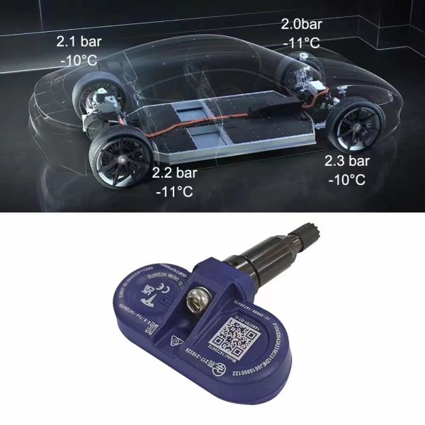 Waterproofing Tesla Ble Tire Pressure Monitoring System Tpms Sensor High Accuracy