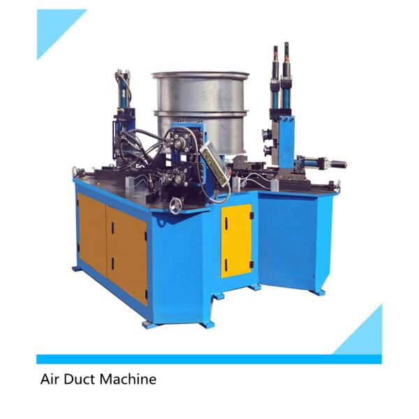 0.4-0.8mm Low Carbon Sheet Steel Air Duct Duct Flanging Machine