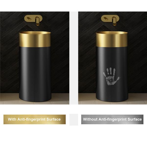 Multi Color Freestanding Stainless Steel Pedestal Sink SUS304 Material Luxury Style