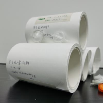 Membrana hidrofóbica de politetrafluoroetileno de PTFE para filtração de gases
