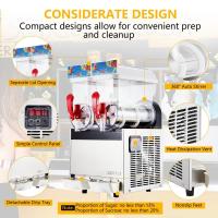 Commercial 304SS 15L*2 Tanques Fabricante de bebidas congeladas Margarita Slush Machine para bar