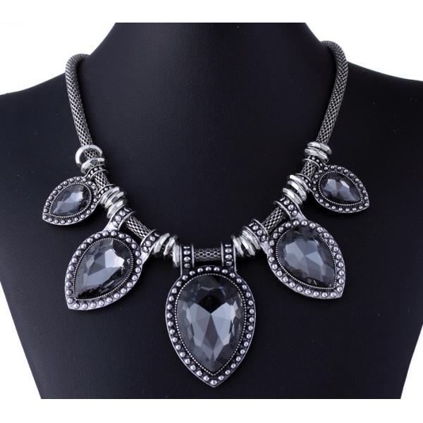 vintage owl necklace long necklace of natural semi-precious turquoise jewelry sets