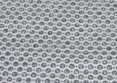 Shoes Bags Clothing Micro Perforated Fabric , White Perforated Leatherette Fabric