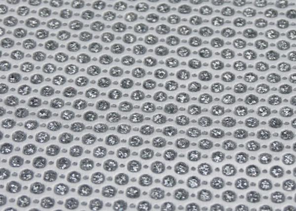 Shoes Bags Clothing Micro Perforated Fabric , White Perforated Leatherette Fabric