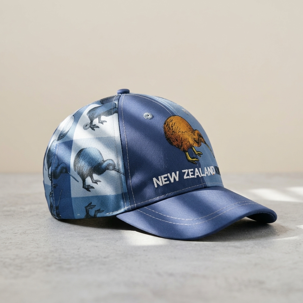 Debossed Texture Six Panel Cap Heat Pressed Imprint Custom Logo Design