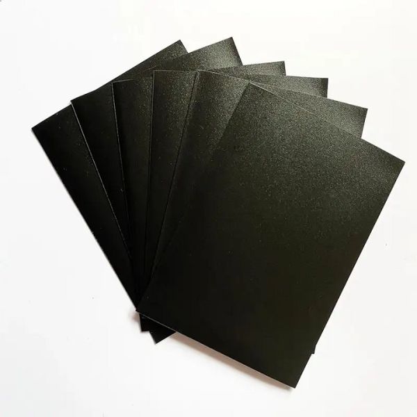 Factory Wholesale Eco Friendly Lightweight Reliable Performance Black Matte Protector Gift Card Sleeves