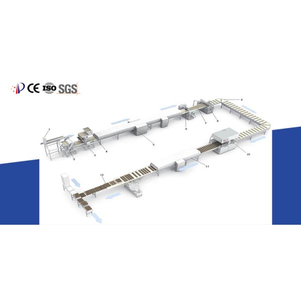 Stainless Steel Peanut Energy Bar Machine 400Kg Per Hour ISO9001