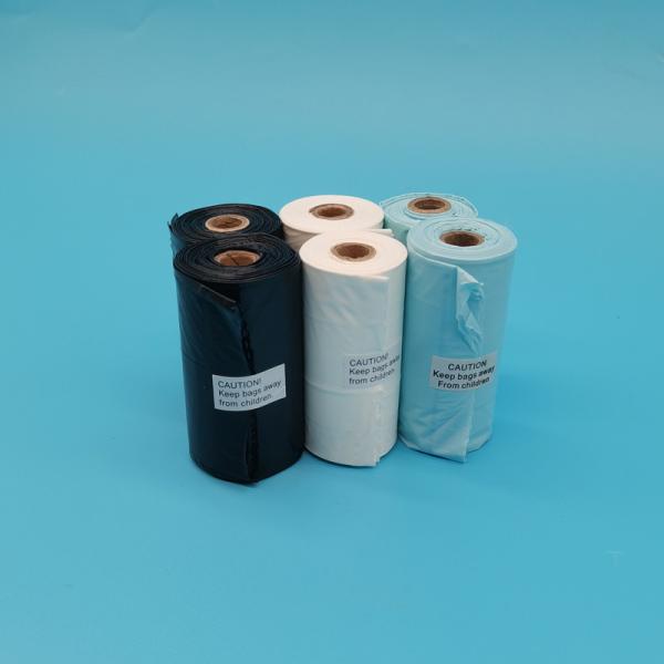 OEM Saco de eliminação de resíduos de animais de estimação biodegradável compostável biodegradável Saco de cocô de amido de milho para cães