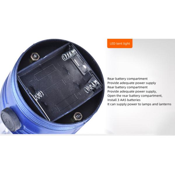 Adjustable Brightness LED Camping Lamp 5LM/W 3.7V Portable 30000 Hours