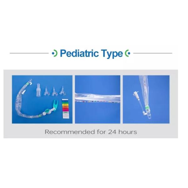 72h Closed Suction Catheter PVC Consumable Medical Supplies 16fr Single Use