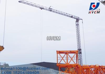 Construção auto-elegante torre de guindaste 25m comprimento de barra 0,8t carga de ponta
