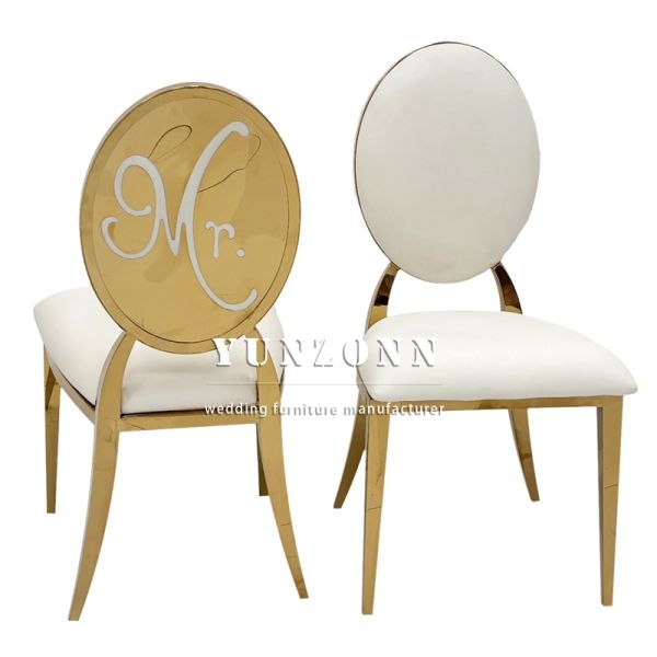 Hotel Hall Furniture Mr and Mrs White Velvet Bride and Groom Wedding Chair love Seat