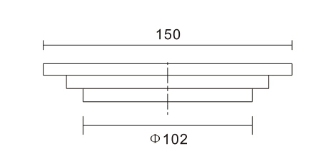 150MM Plastic 2 3 ABS Floor Drain  150 X 150mm 4 Inch