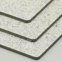 Revestimiento de paredes exteriores Decoración de paredes resistente a los arañazos Piedra áspera Texturas Panel compuesto de aluminio 4MM 1.22*2.44m