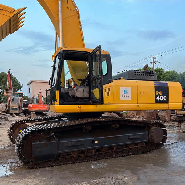 Использованный экскаватор Crawler Komatsu PC400 доступен в оригинальном цвете