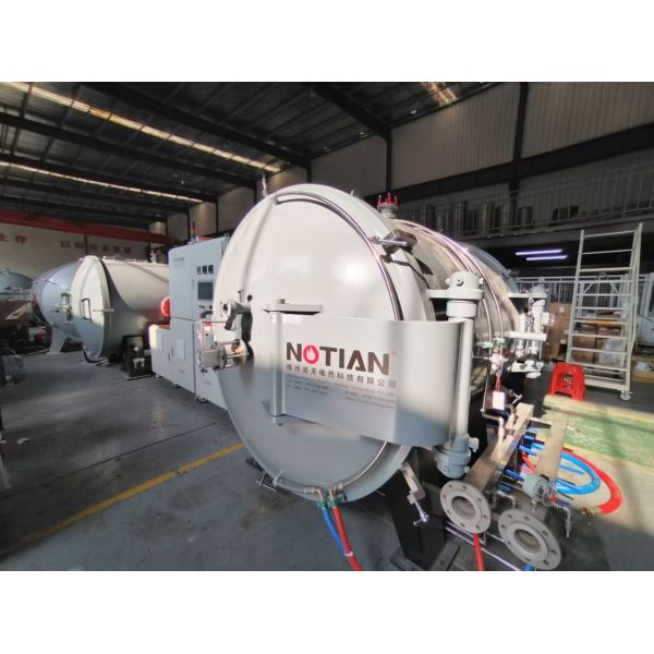 500KW Vacuum Induction Furnace For Graphitization Of Negative Electrode Material