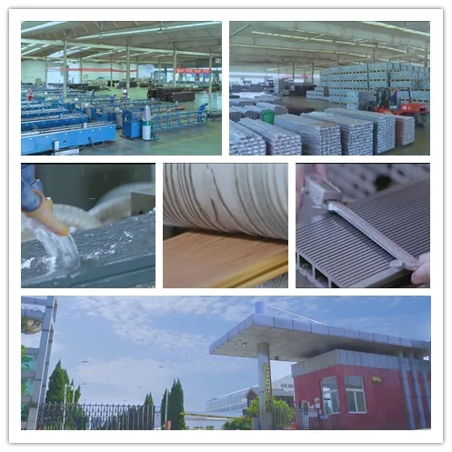 Outdoor Decorative Engineered Plastic Wood Composite Hollow WPC Fence