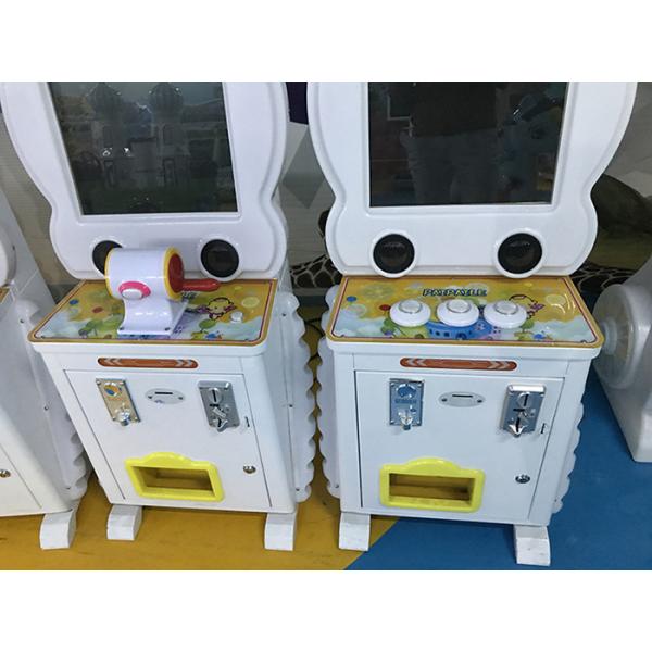 Coin Operated Machine Cute Bear Pat Music Video Game Gift Lottery Game Machine For Kids