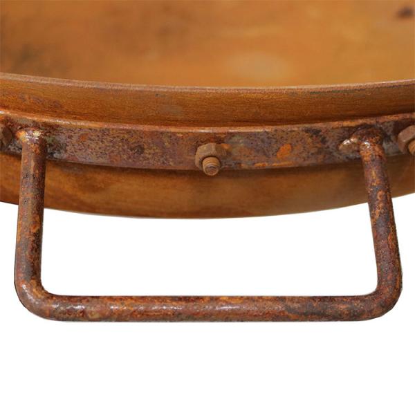 Outdoor steel Fire Pit Wood Burning Garden Decorative Corten Steel Fire Pits Bowl