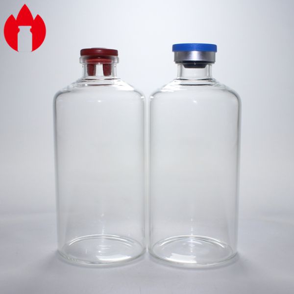 100ml 100R Clear Medical Boroslicate Glass Vial