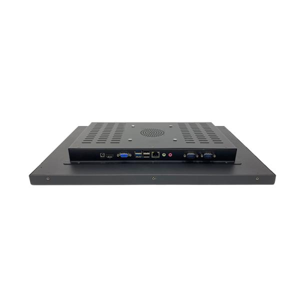 PC todo en uno con pantalla táctil industrial de montaje trasero Linux Win-dows Android IP65, resistente al agua, RS232, pantalla integrada
