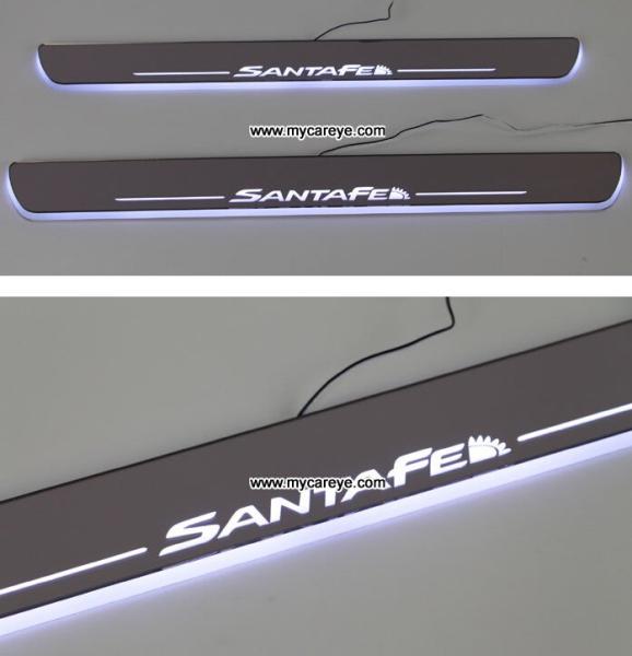 Hyundai SantaFe IX45 LED light car door sill scuff plate China wholesale
