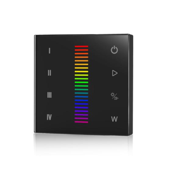 RGB / RGBW DMX LED Wall Controller , 2.4G RF Wireless Remote Led Controller