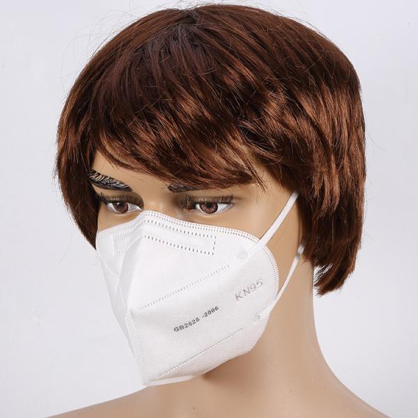 In Stock Disposable Protective Nonwoven KN95 Folding Half Face Mask for civil use