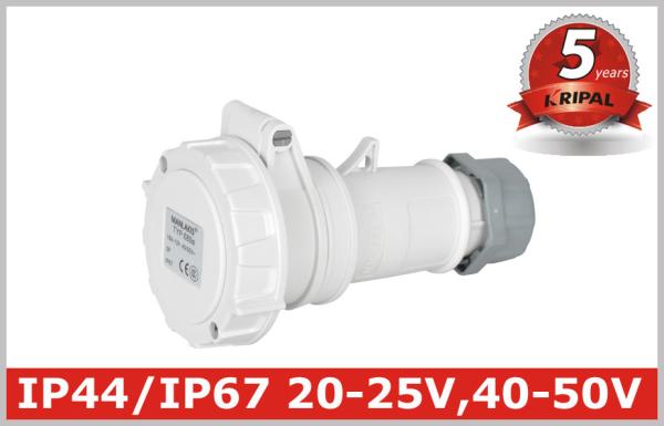 Low Voltage Industrial Coupler , Industrial Electrical Plugs And Sockets