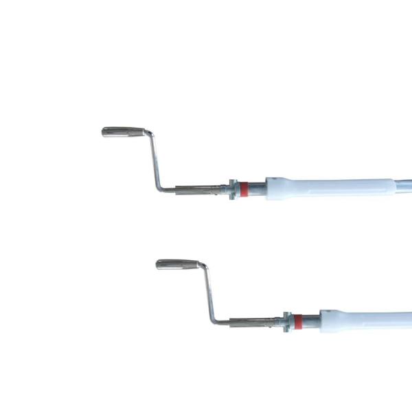 Коромысла аксессуаров больницы кровать медицинского белая ручная предназначила