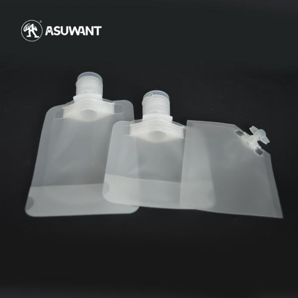 10C Plastic VMPET Liquid Packaging Spout Pouch Gravure Printing With Cap