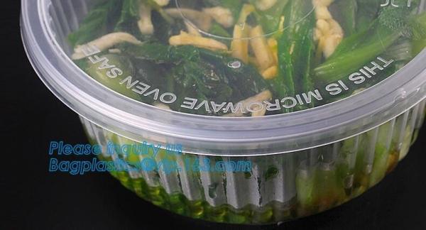6 Plastic Clear Round Food Serving Bowl,Wholesale Cheap Eco-friendly Food Grade PP Reusable Plastic Bowl bagease pac