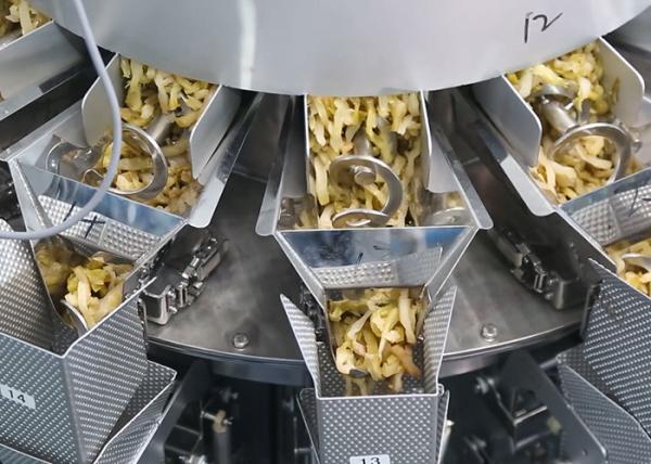 pesador principal de 1L 200g 14 Multihead para o alimento pegajoso