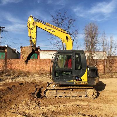 Coreia de segunda mão Hyundai 80-7 Excavator 8 toneladas pequeno tamanho