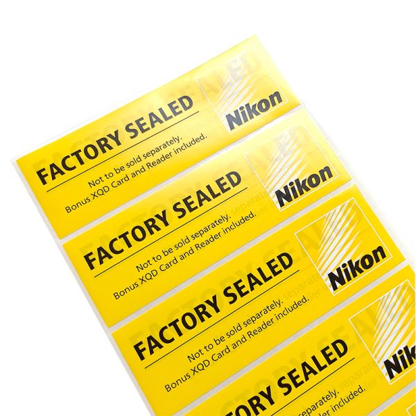 Custom logo Advanced Security Anti-Anti-ounterfeiting Labels Stickers for Brand Protection